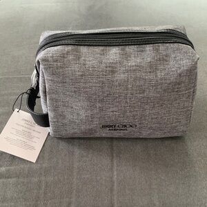 NWT Jimmy Choo Gray Toiletry Bag
